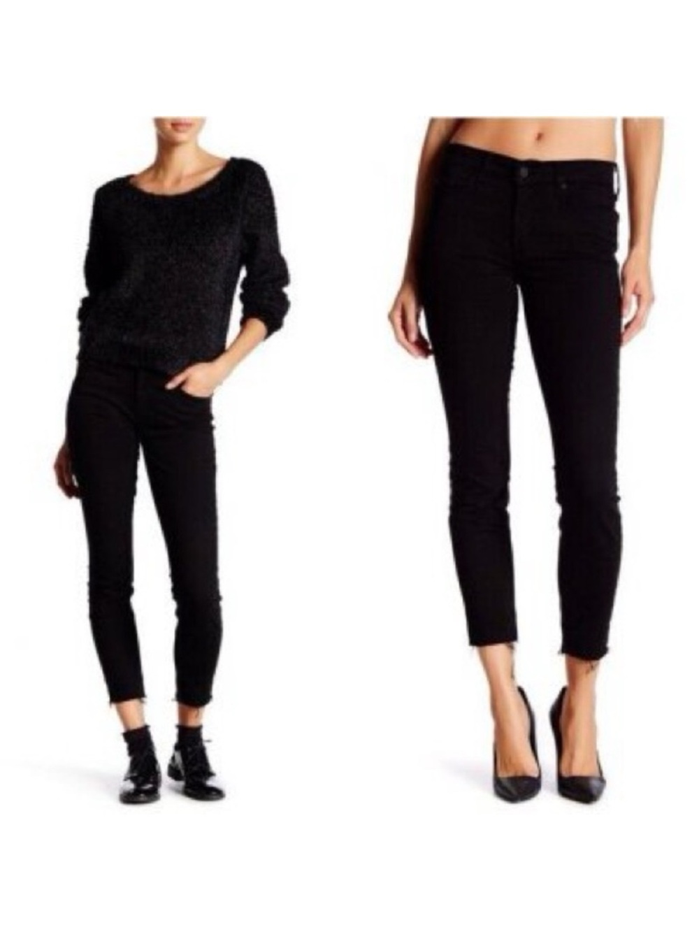 Mother Looker Ankle Fray Girl Crush Women's Slim Crop Jeans, size 30